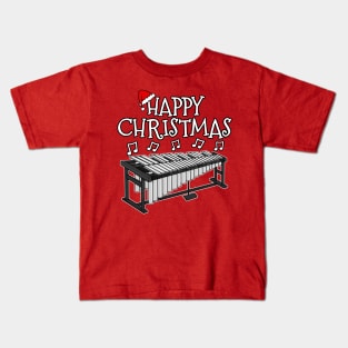 Christmas Vibraphone Vibraphonist Music Teacher Xmas 2022 Kids T-Shirt